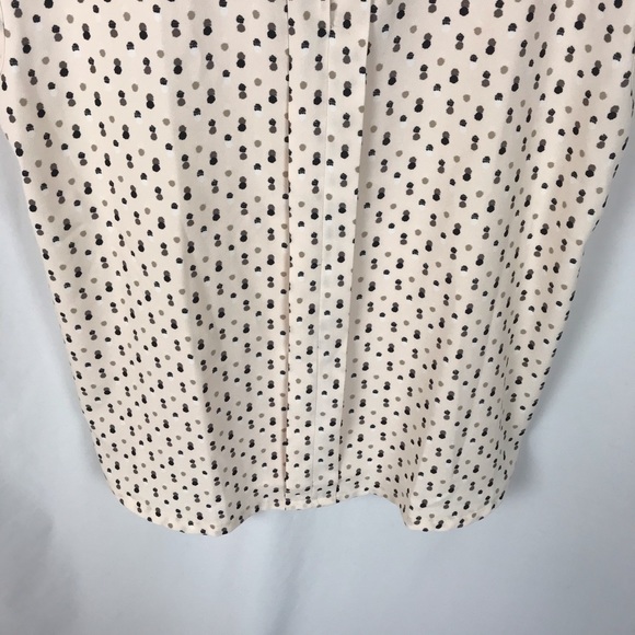 Ann Taylor cap sleeve flowy blouse - Picture 3 of 7